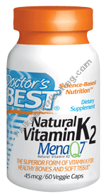 Product Image: Vitamin K2 MK-7 w/ MenaQ7 45 mcg